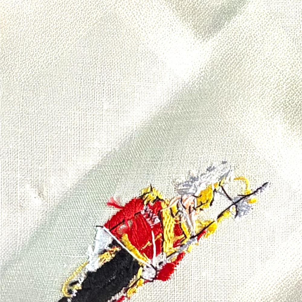 1950'S RARE VINTAGE SUNDEW IRISH LINEN EMBROIDERED TEA NAPKINS 12”x12” SQ. NWOT - Picture 6 of 7